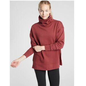 ATHLETA 24/7 Funnel Neck Sweatshirt - XS